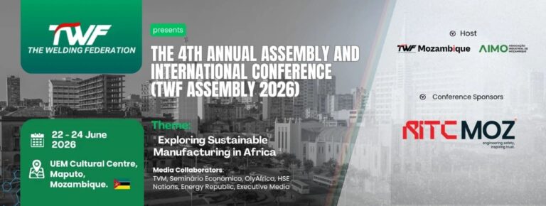 RITC MOZ, LDA Announced as Sponsor of The Welding Federation’s 4th Annual Assembly and International Conference in Maputo
